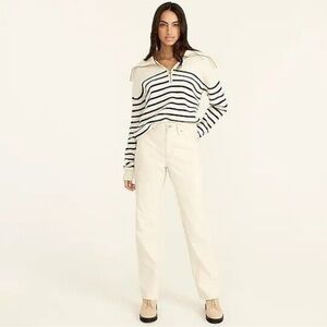 J. Crew Slouchy Boyfriend Jean in Ecru (28)